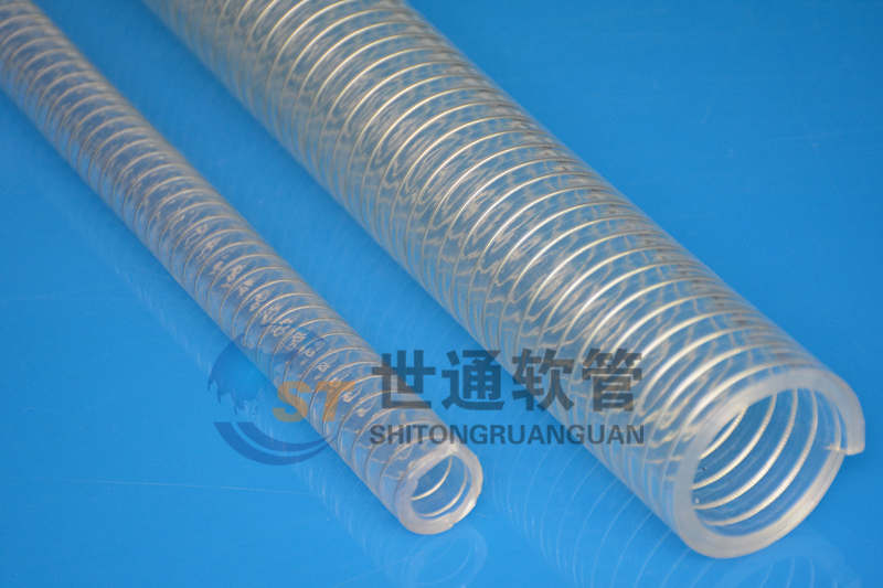 PVC钢丝软管,PVC透明钢丝软管,PVC钢丝增强软管 